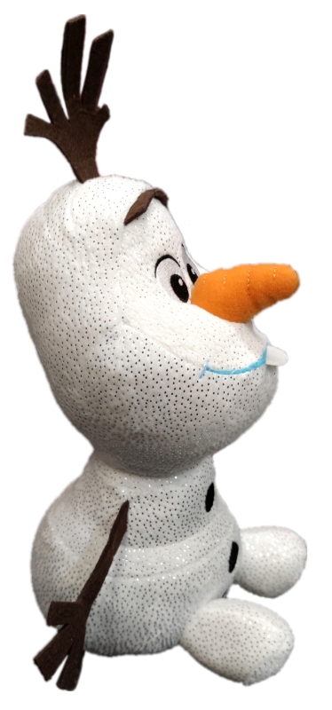 Olaf Plüschtier aus Disneys Frozen - Die Eiskönigin. Das Kuscheltier hat eine Größe von 30 cm